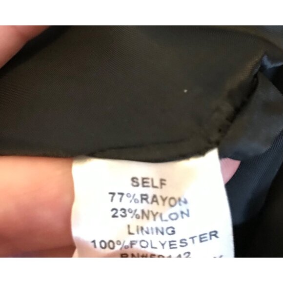 London Times Women's Metallic Peacock Print Cascading Ruffle Midi Dress Size 8‎ - Picture 8 of 11